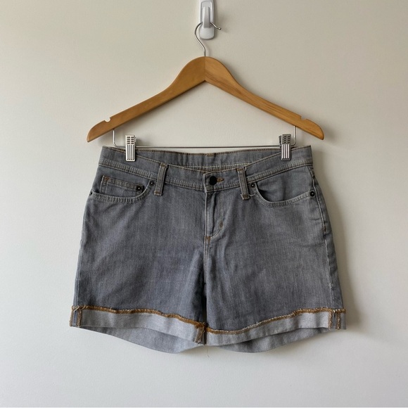 Patagonia Women’s Denim Shorties Size 28 Light Grey Wash - Picture 1 of 14